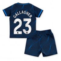 Chelsea Conor Gallagher #23 Auswärts Trikotsatz Kinder 2023-24 Kurzarm (+ Kurze Hosen)